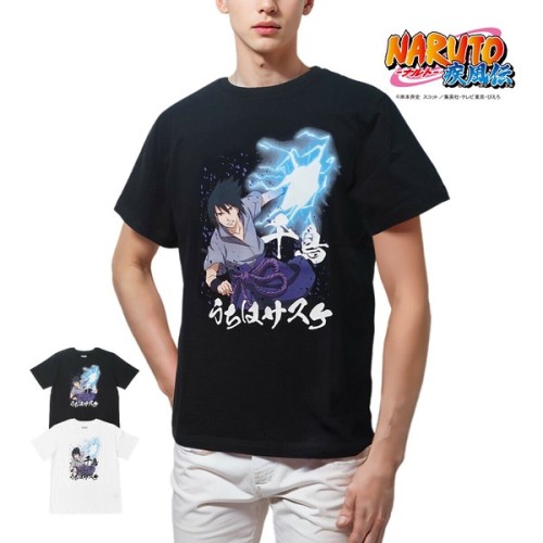 NARUTO ナルト うちはサスケ 千鳥 疾風伝 Tシャツ 半袖 キャラクター