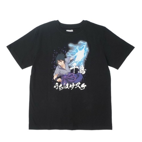 NARUTO ナルト うちはサスケ 千鳥 疾風伝 Tシャツ 半袖 キャラクター